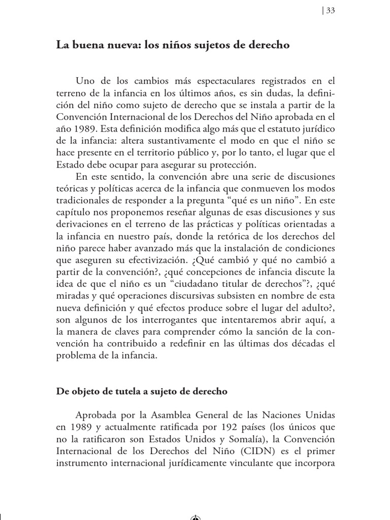 La CIDN y los derechos del niño | PDF | Derechos de los niños | Verdad