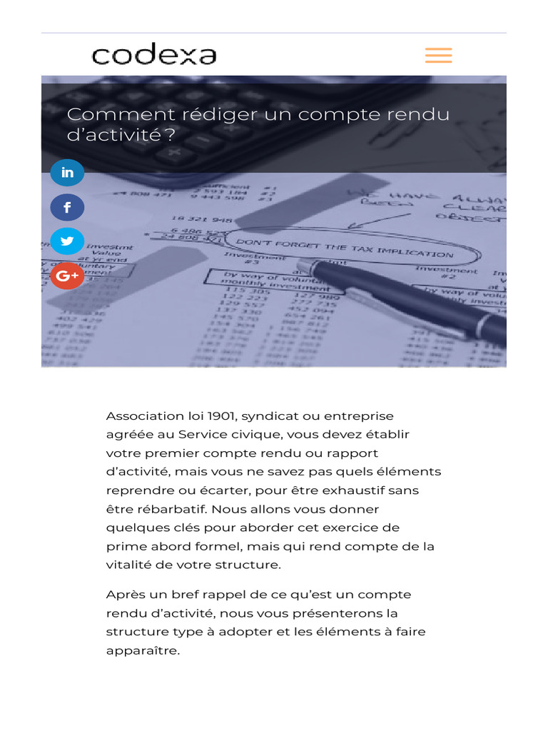 Guide de rédaction d'un compte rendu | PDF