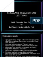 Kekuasaan Pengaruh Dan Legitimasi