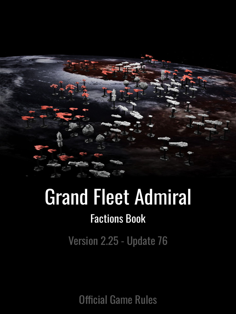 Grand Fleet Admiral Factions 2 25 Pdf Cruiser Destroyer