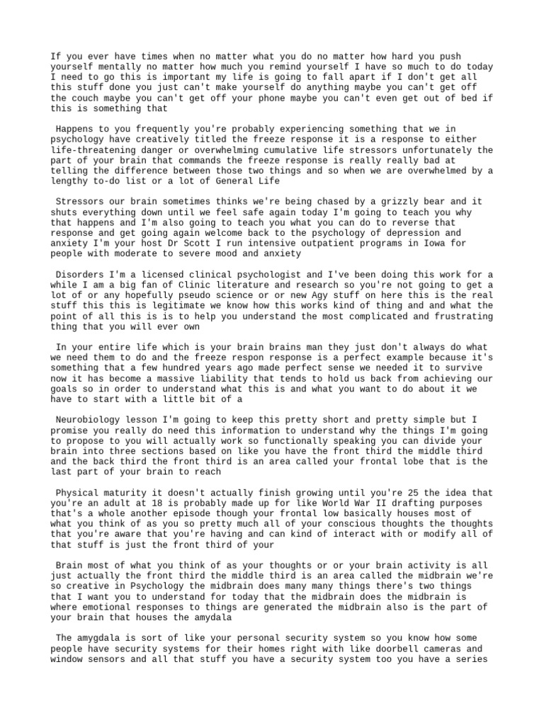 Why You Shut Down Sometimes Pdf Amygdala Brain