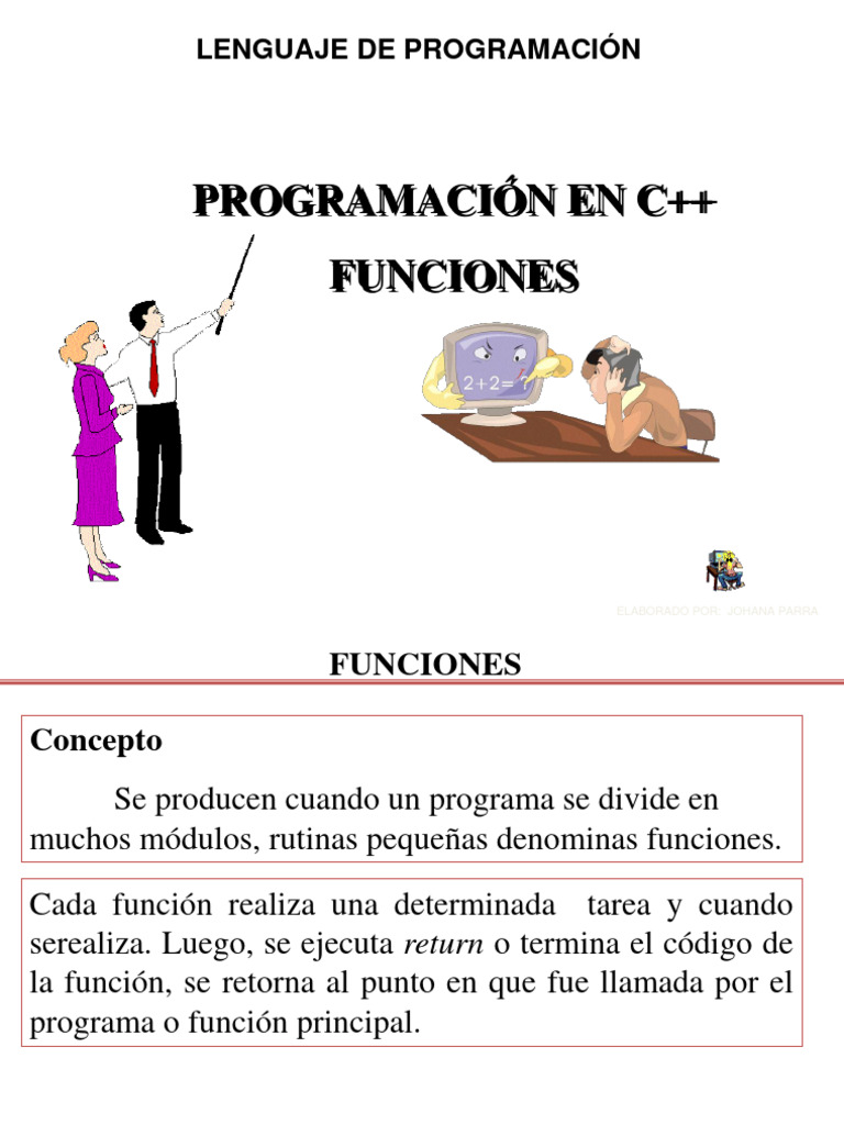 Guía de Funciones en C++ | PDF | Informática