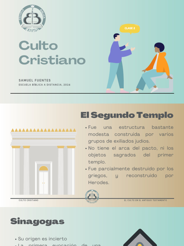 Culto Cristiano - Clase 2 | PDF | Sinagoga | Adoración Cristiana