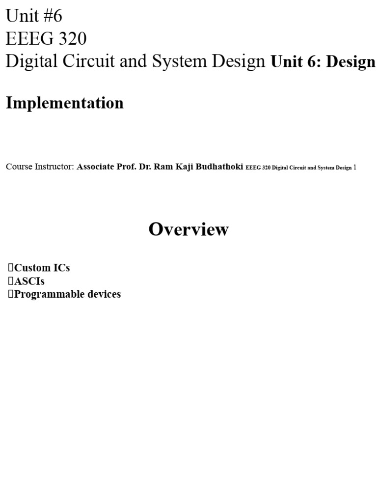 Digital Circuit Design Insights | PDF | Field Programmable Gate Array ...