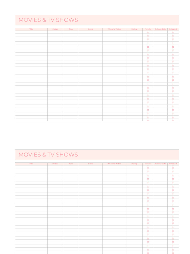 Movies and TV Shows Guide | PDF