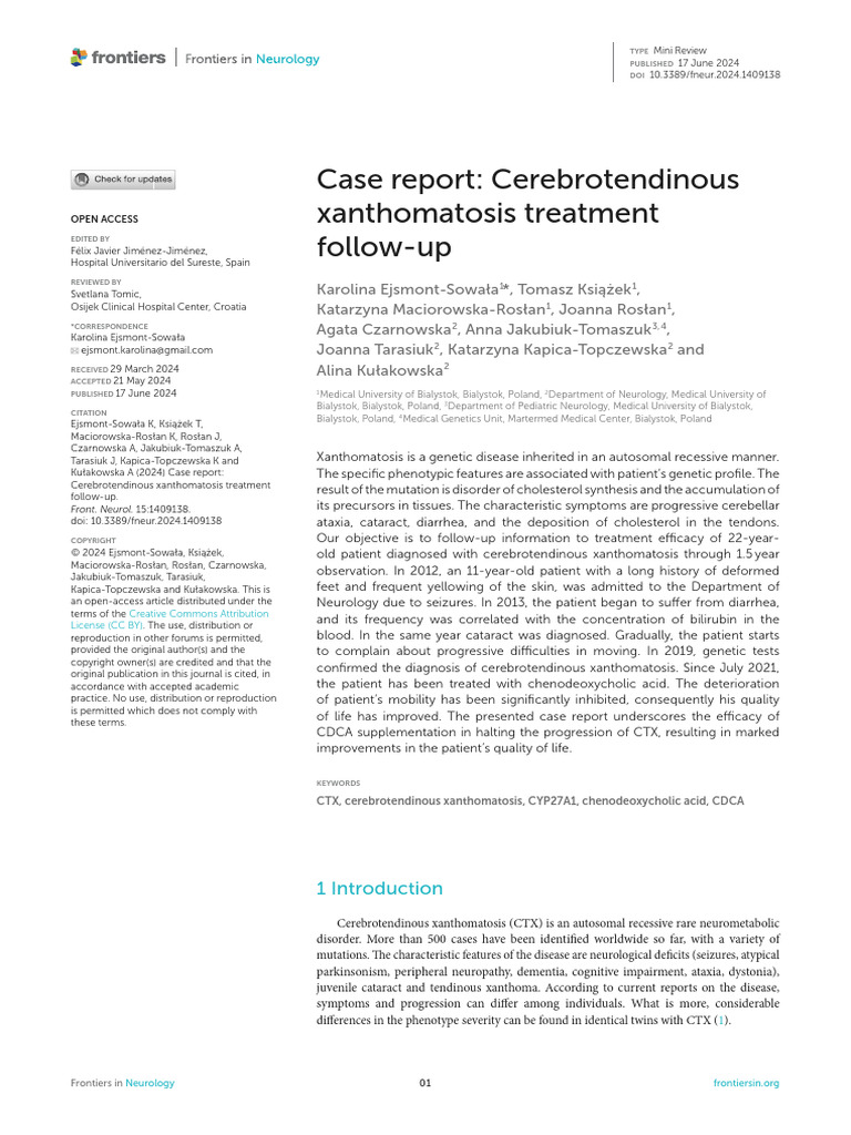 Contoh Artikel Case Report | PDF | Neurology | Dementia