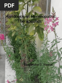 Homeopathic Therapeutics & Etiology