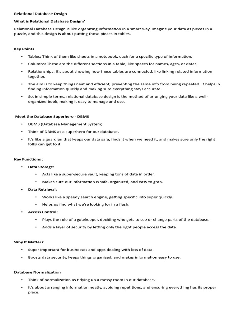 Relational Database Design - Group 6 | PDF | Databases | Database Design