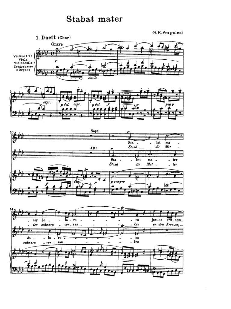 Pergolesi Stabat Mater 1 PDF