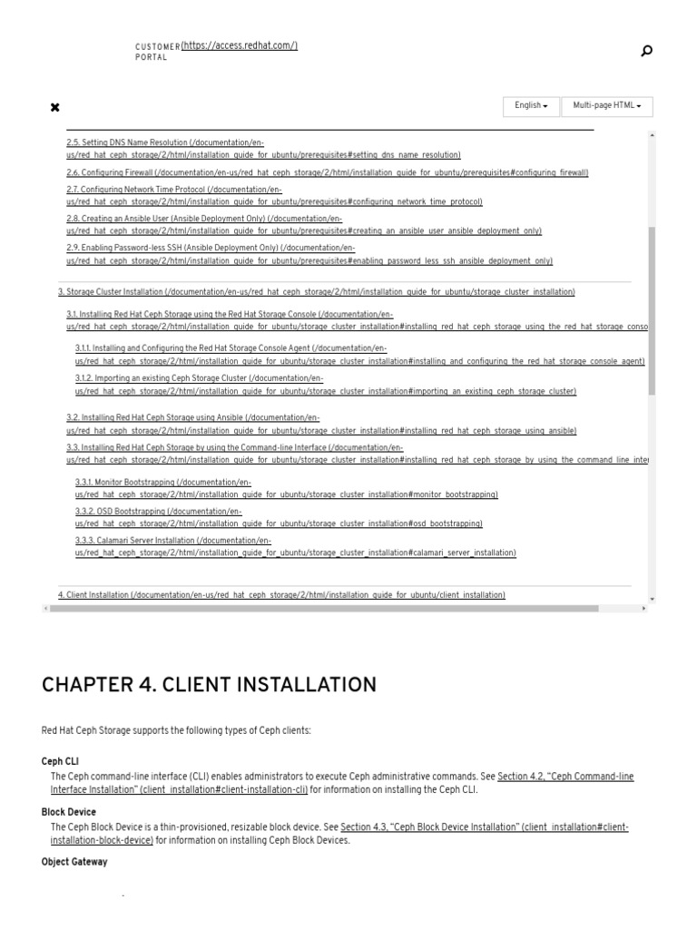 Ceph client install pdf computing software engineering