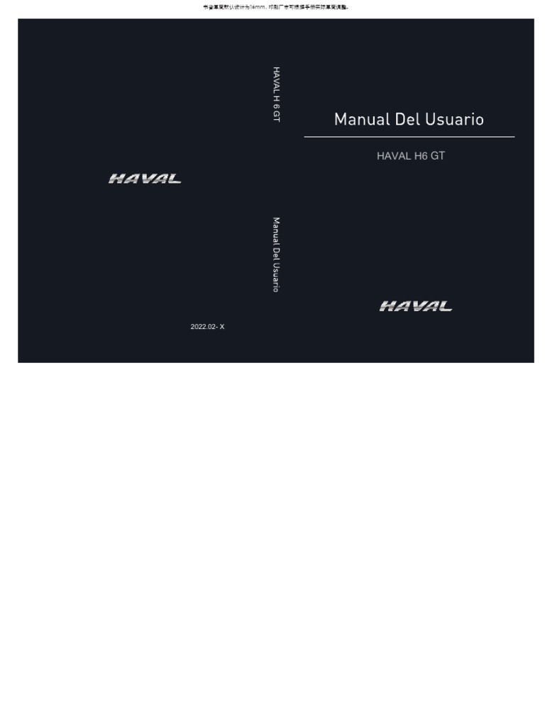 Haval H6GT | PDF | Airbag | Vehículos terrestres
