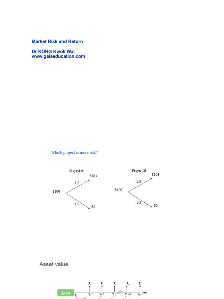 Understanding Market Risk and Return | PDF | Bonds (Finance) | Discounting