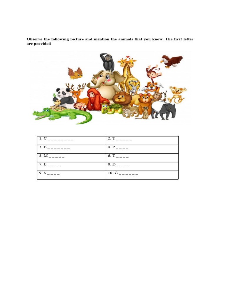LKPD 3.4 Animal | PDF | Animals And Humans | Zoology