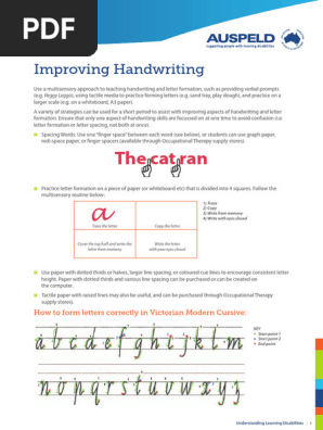 Improving Handwriting and Pencil Grasp