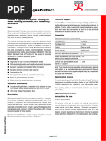 Coprox Masonry Waterproofing | PDF