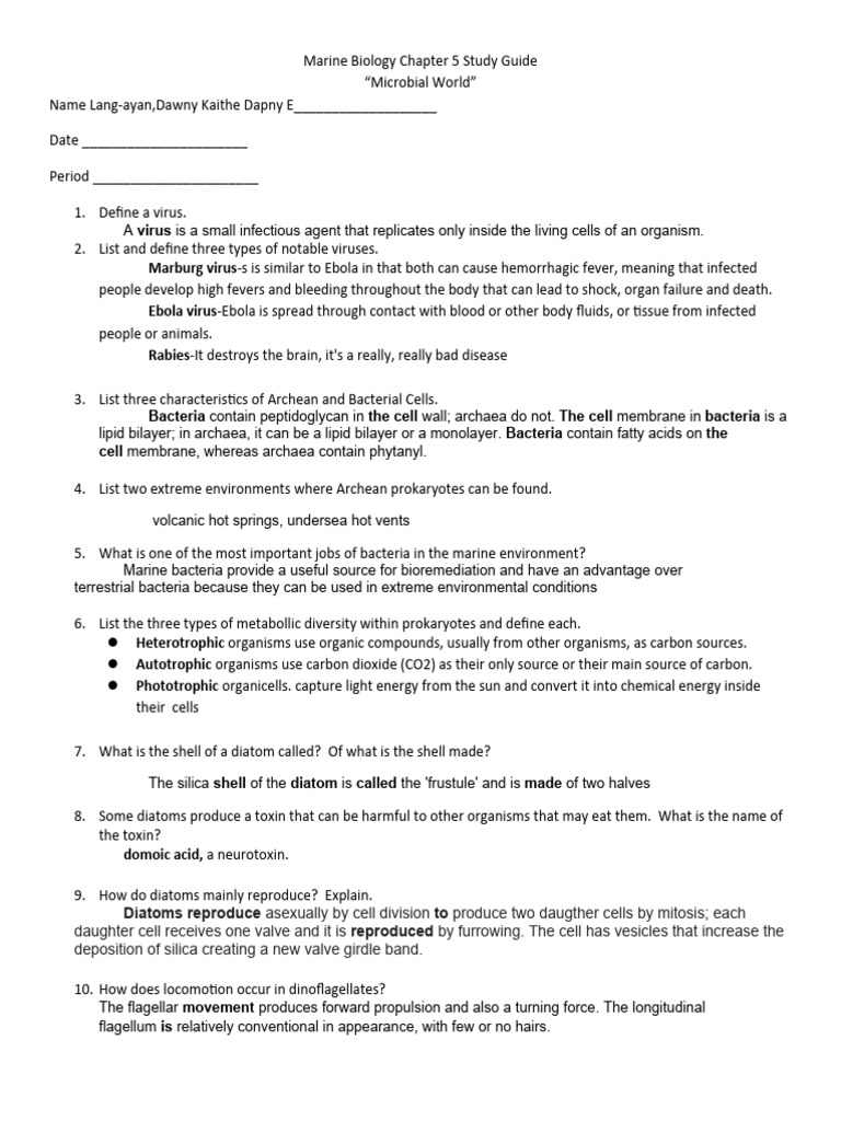 Assignment Microbial World 1 | PDF | Bacteria | Archaea
