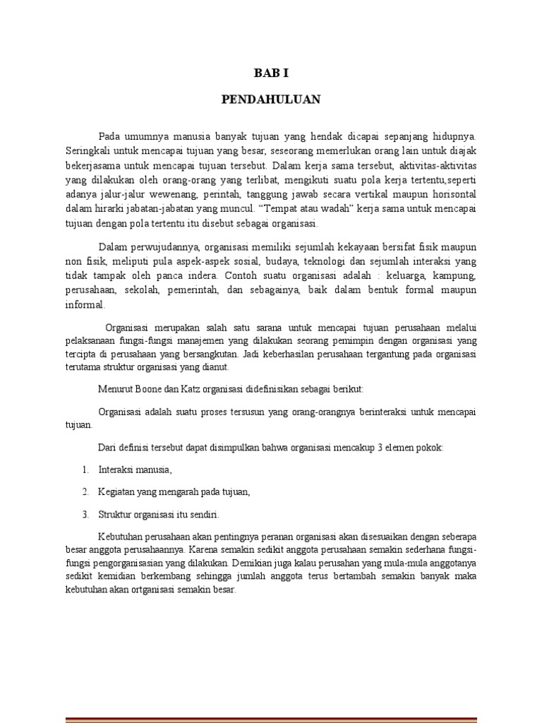 Makalah Organisasi