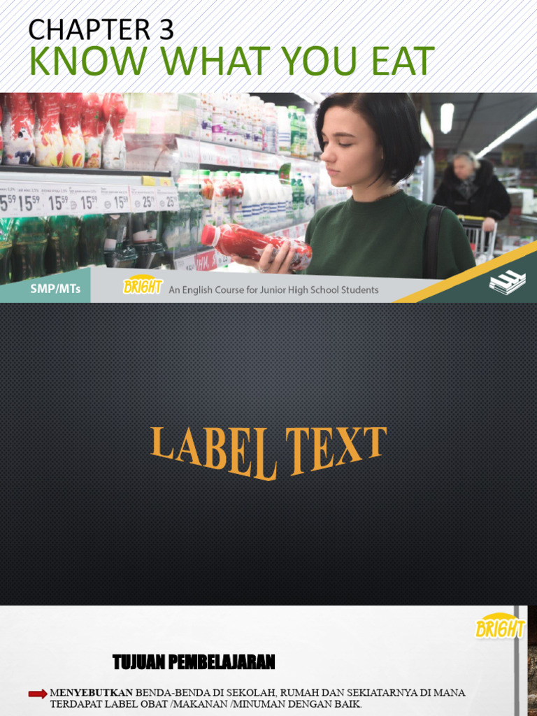 Pptmateribahasainggriskelas9 Labels 221214144839 49333108 | PDF ...