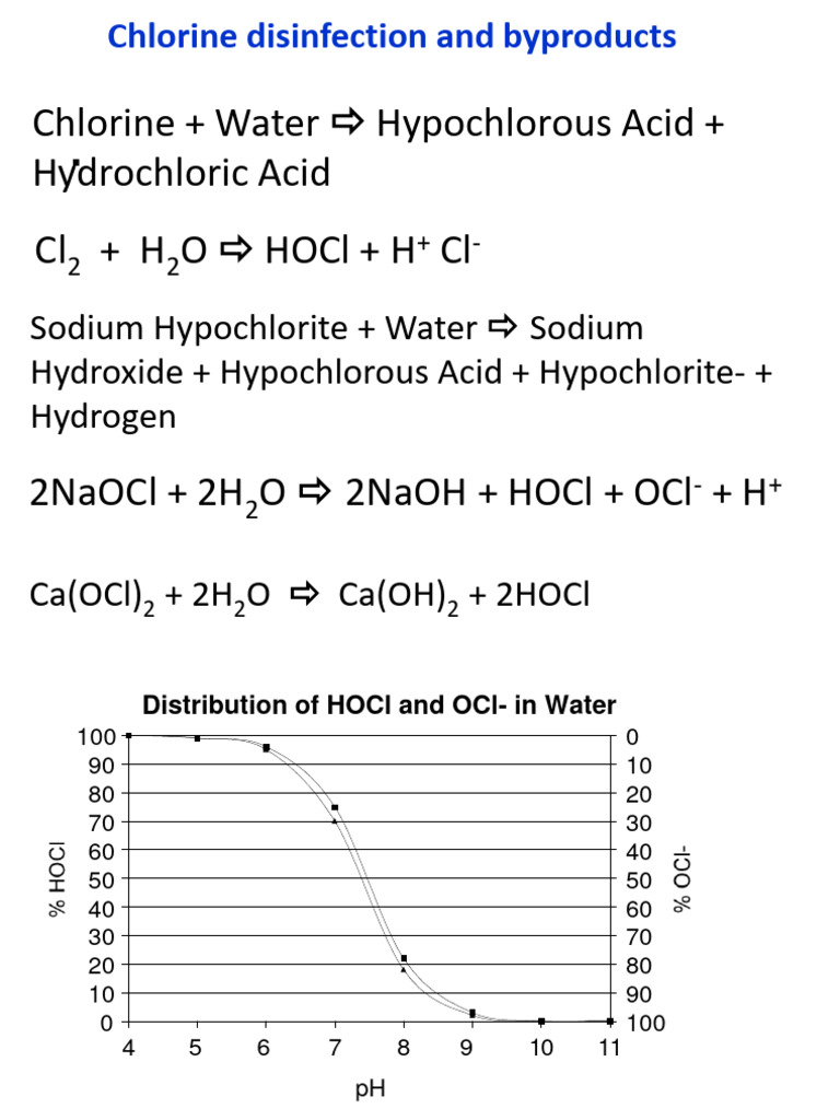 Chlorine Disinfection & Byproducts | PDF | Particulates | Chlorine