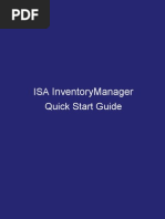 Download ISA InventoryManager Quick Start Guide by ISA_InventoryManager SN75649814 doc pdf