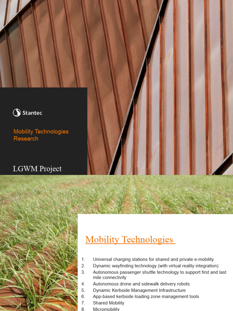 Mobility Research V4 Pdf Parking Public Transport