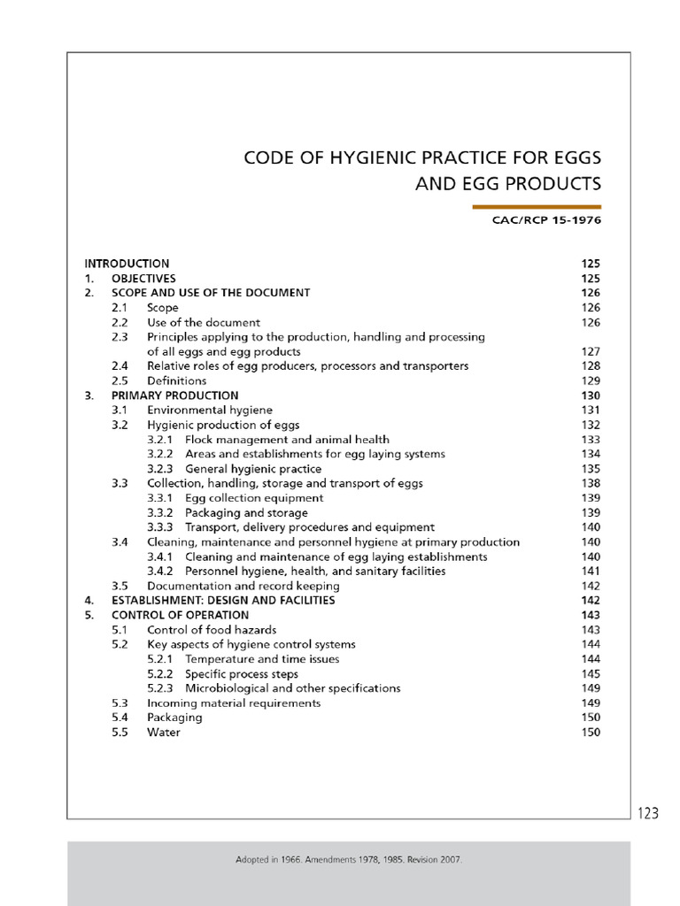 CODE OF HYGIENIC PRACTICE FOR EGGS AND EGG - Code-Of-Hygienic-Practice ...