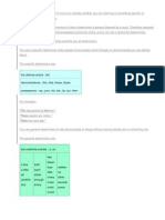 Determiners