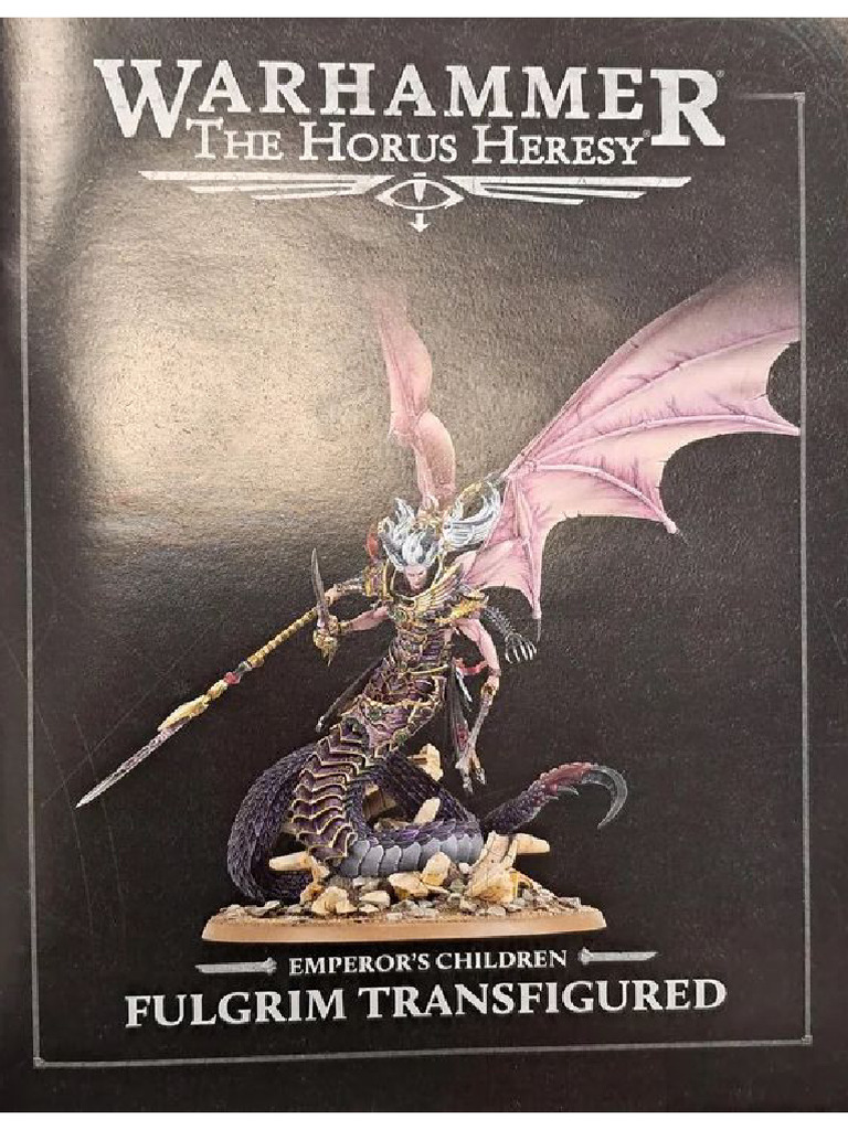 Fulgrim Transfiguré - Emperor's Children - Forge World Warhammer 40K (Occasion)