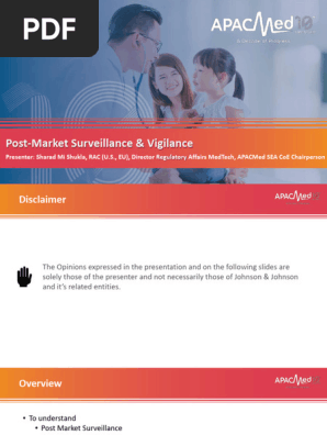 Post-Market Surveillance & Vigilance