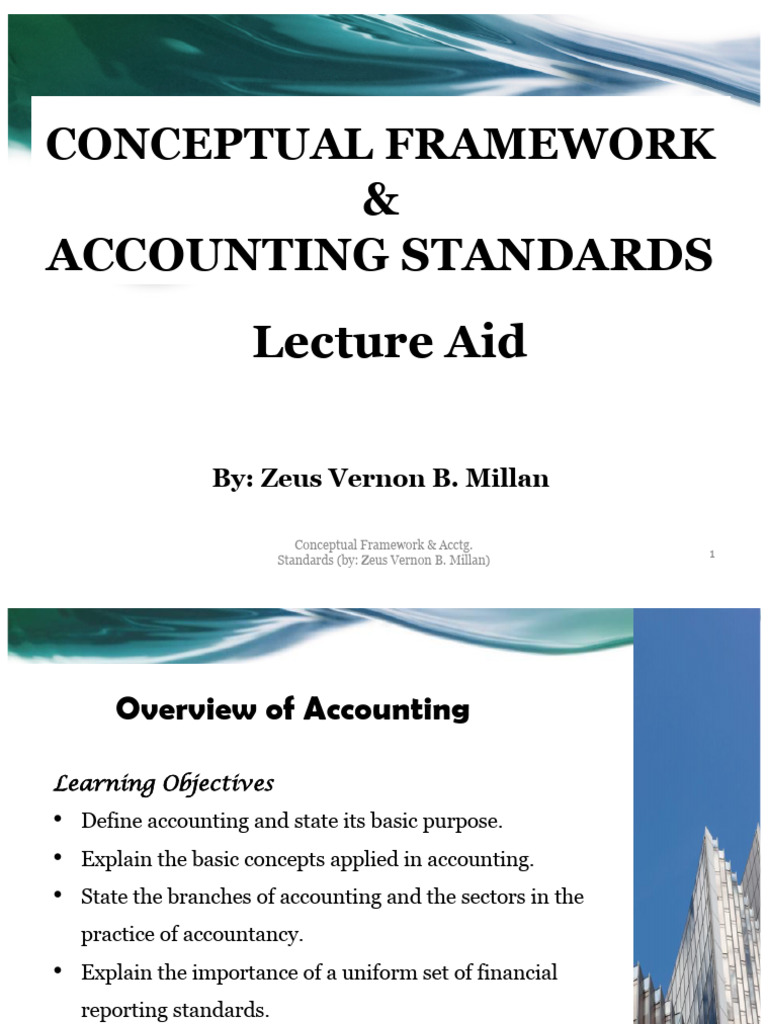 1 - Overview of Accounting | PDF | Accounting | Historical Cost