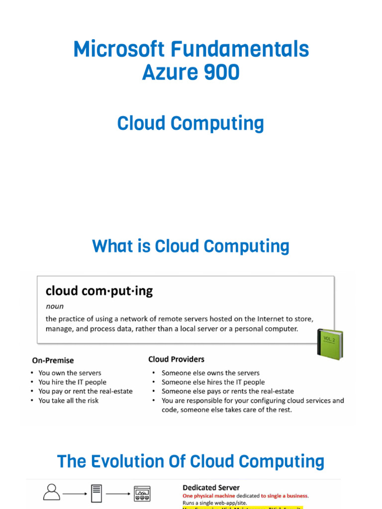 Student Guide AZ 900 | PDF