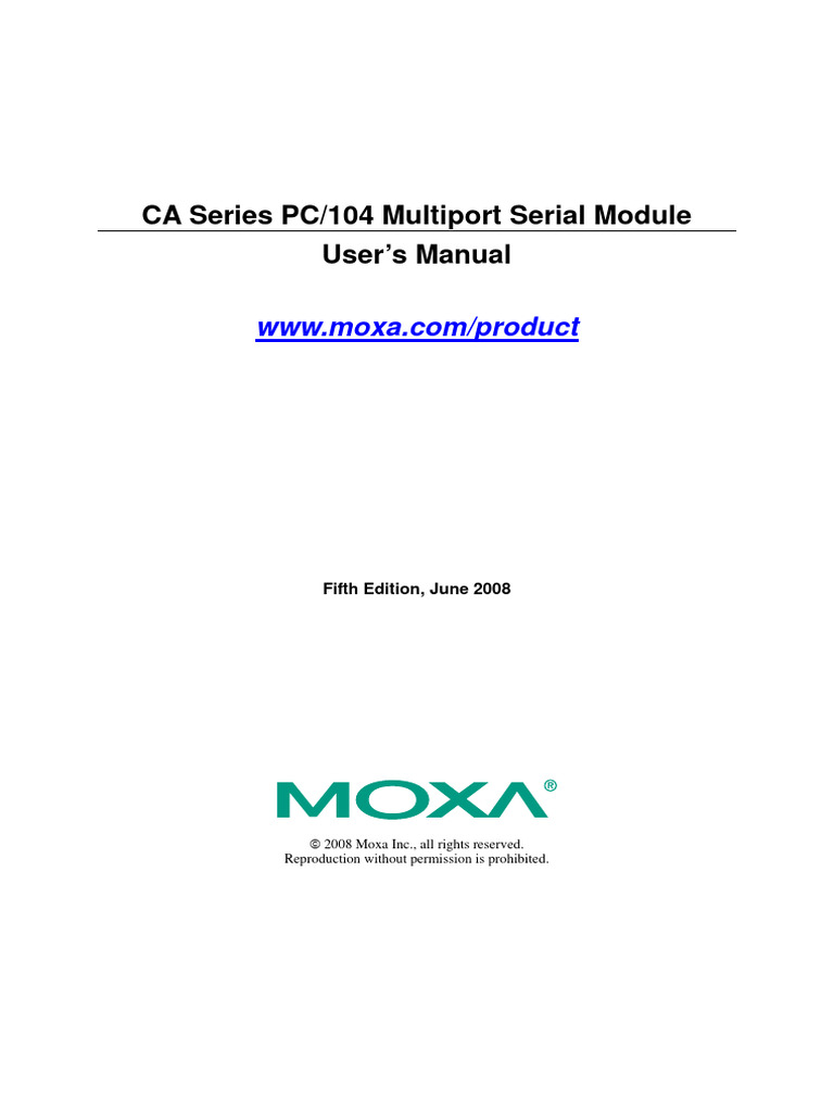 CA Series PC104 Users Manual v5 ELVAC15 | PDF | Device Driver ...