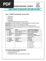 Life Science - gr9 - Notes | PDF | Measurement | Volume