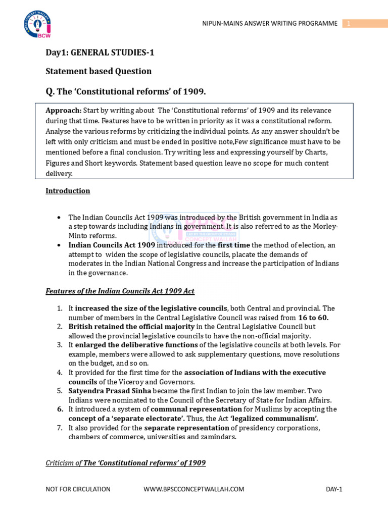 Day1 GS1 With Solution PDF - ENG - 230623 - 230835 | PDF | Temple