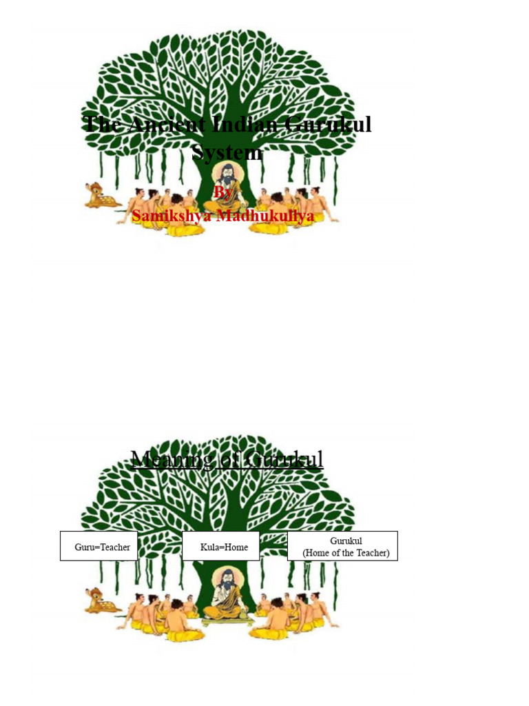 Ancient Indian Gurukul Education System Pdf Guru Vedas