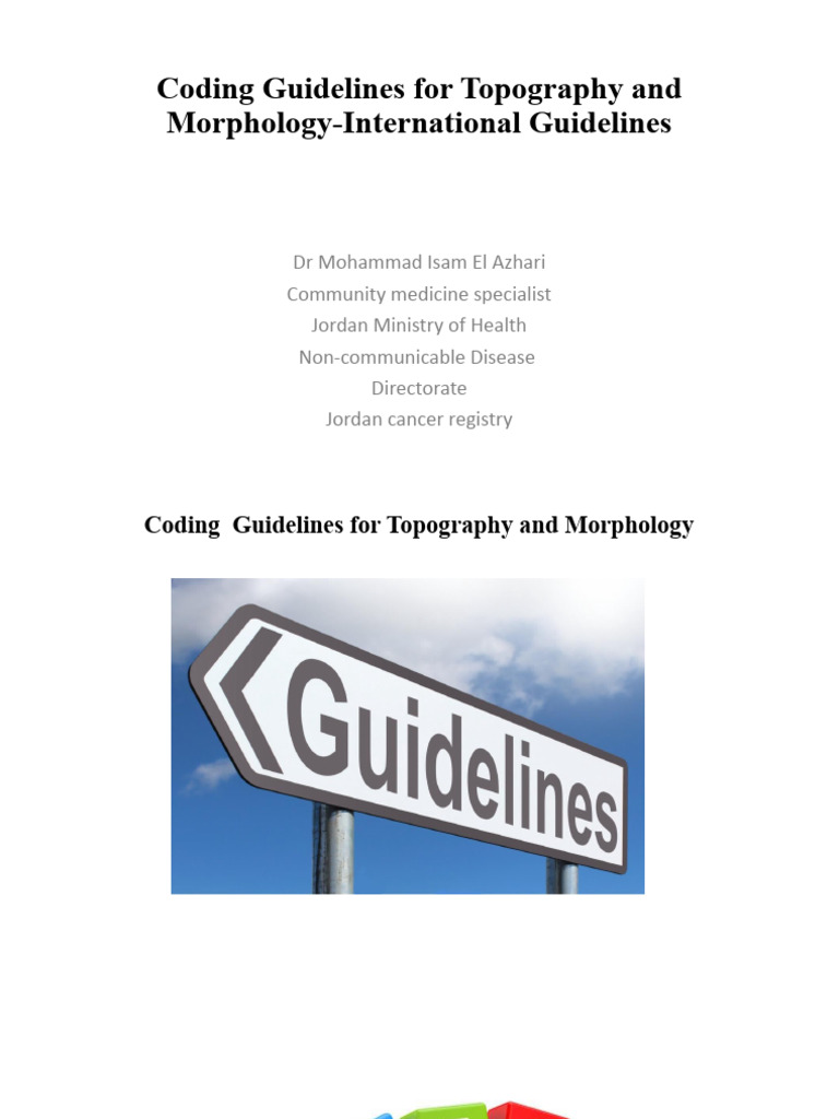 Topography and Morphology Coding Guidelines | PDF | Carcinoma | Lymphoma