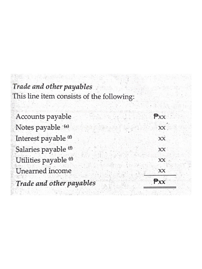 Trade and Other Payables | PDF