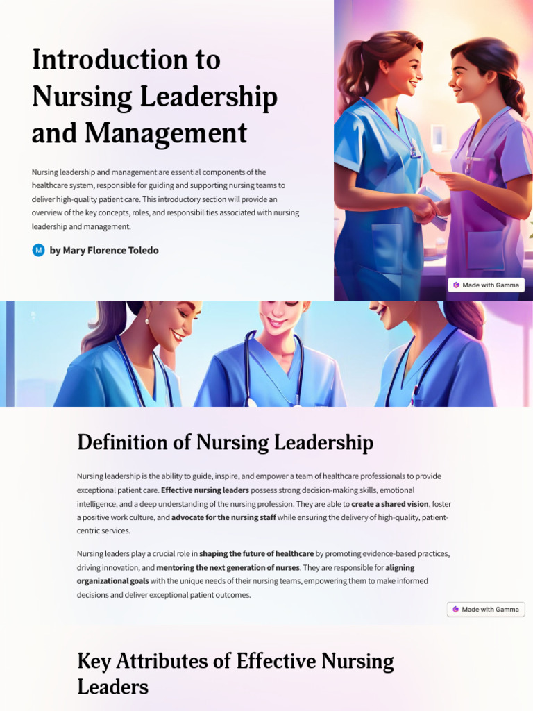 Essentials of Nursing Leadership & Management | PDF | Nursing | Leadership
