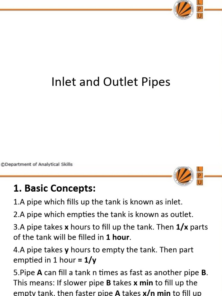 Inlet and Outlet Pipe Fundamentals | PDF | Hydraulic Engineering