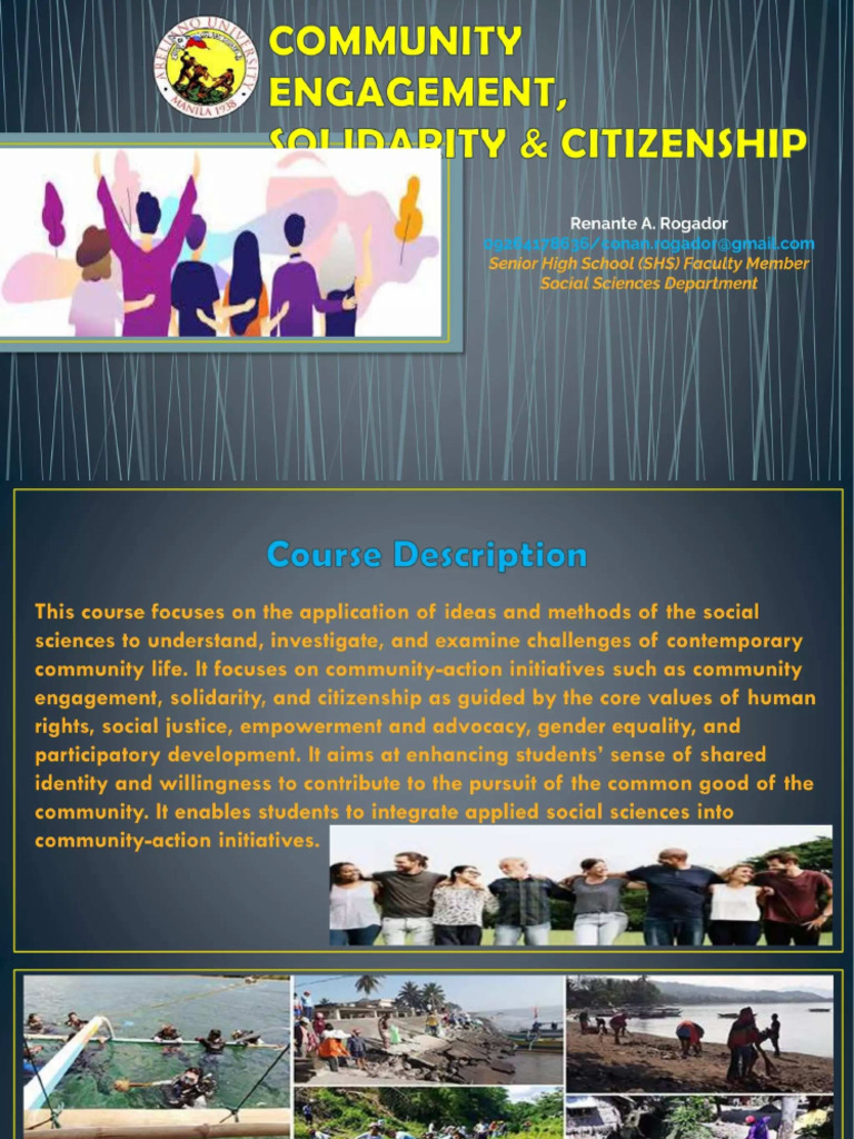 Week 1-Community-Dynamics-And-Community-Actions Week-1 | PDF