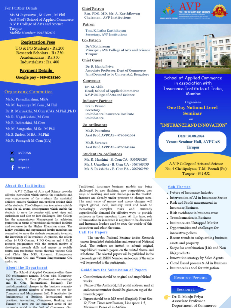 One Day National Seminar | PDF | Economies | Business