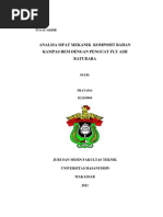 Download Analisa Sifat Mekanik Komposit Bahan Kampas Rem Dengan Penguat Fly Ash Batubara by Nda Cherry Cukka SN75656422 doc pdf