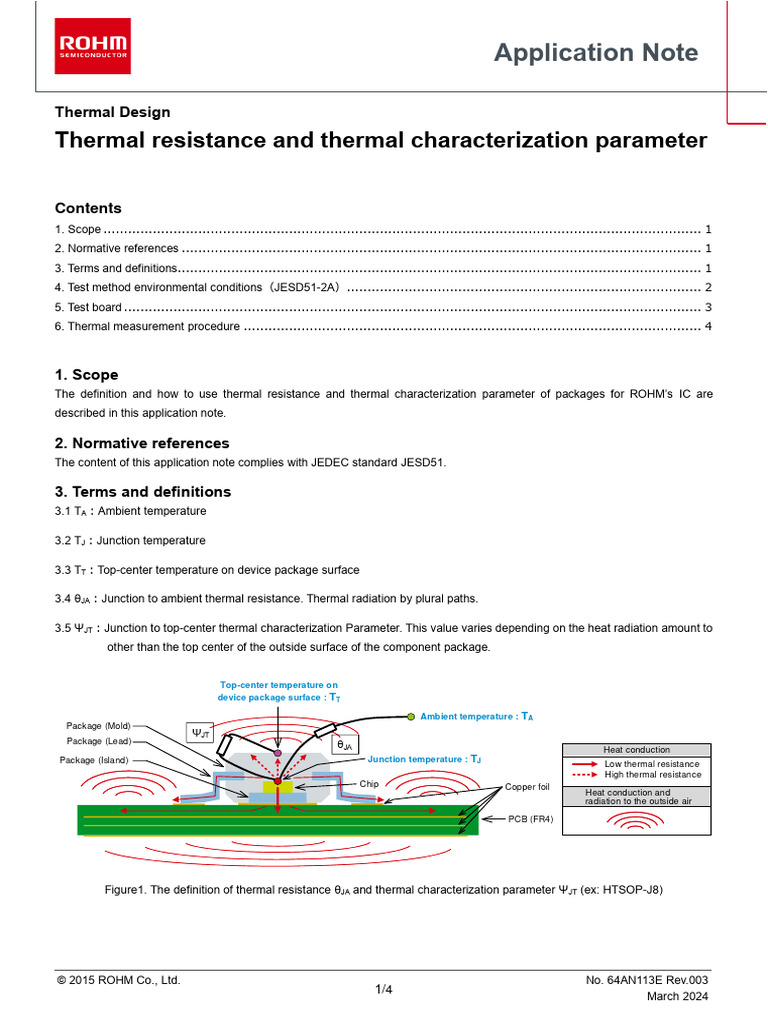 Thermal Resistance & Characterization Guide | PDF | Printed Circuit ...