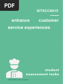 SITXCCS015 Student Assessment Tasks