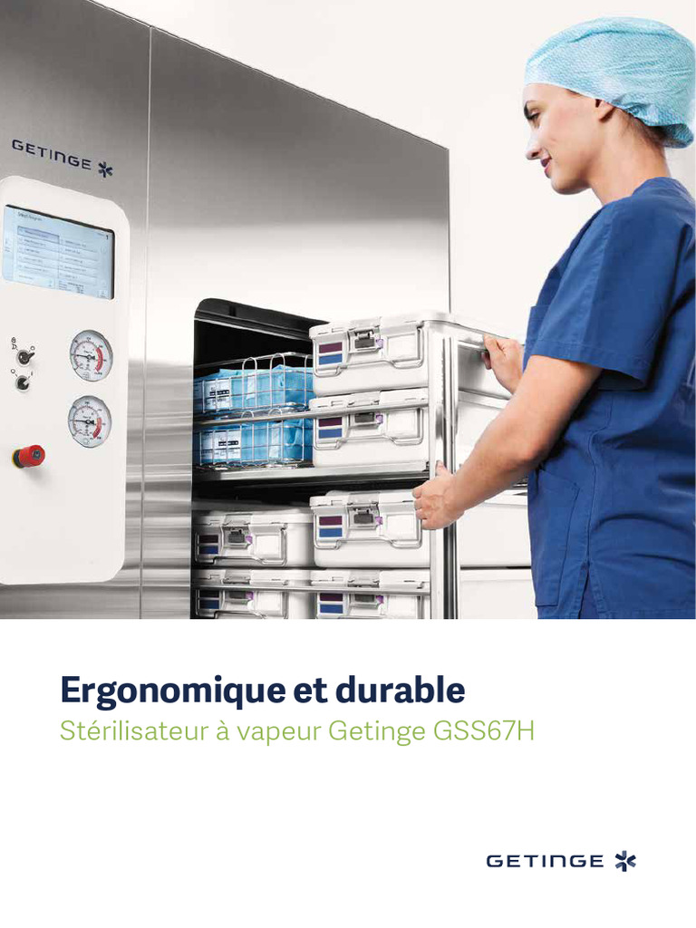 Stérilisateur à vapeur Getinge GSS67H | PDF | Stérilisation ...