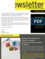 Newsletter Amnistia Internacional Portugal