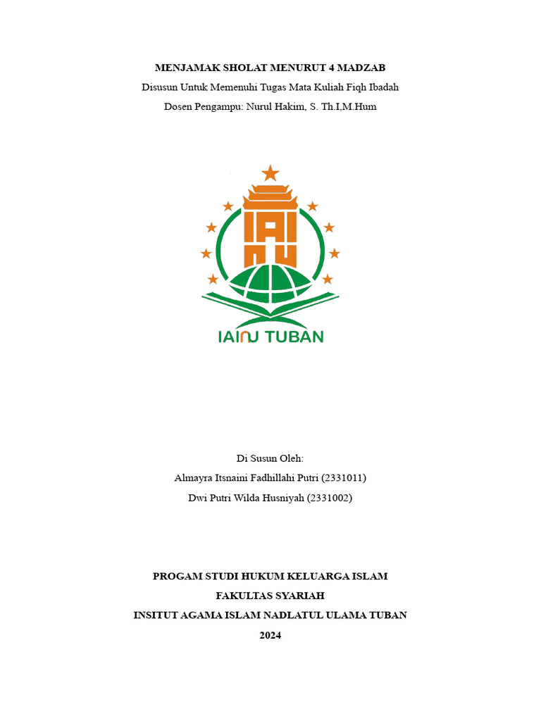 Menjama Sholat Menurut 4 Madzab | PDF