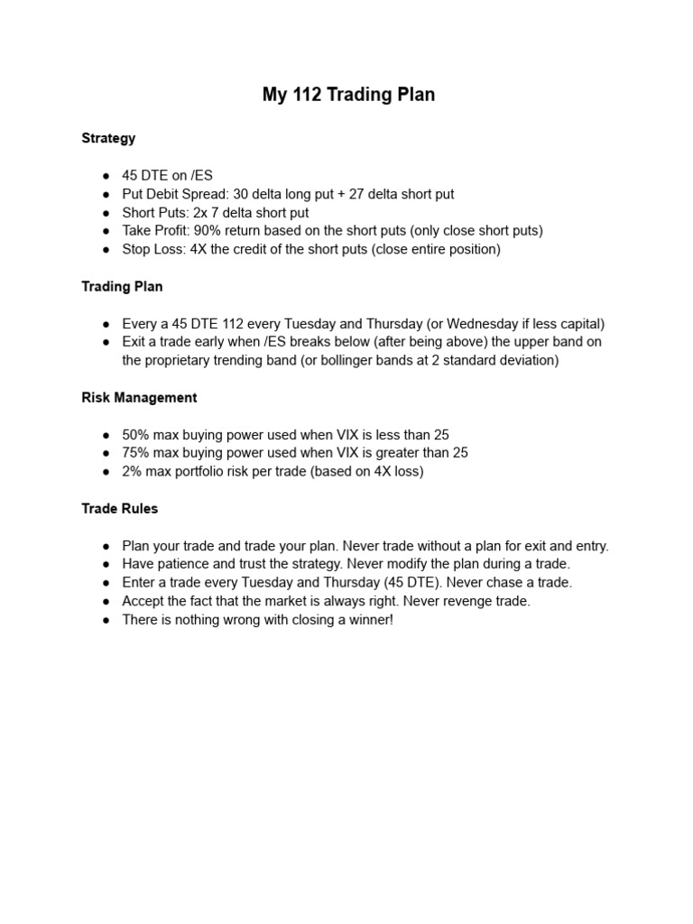 112 trading plan manual autotrader pdf