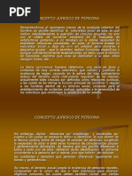 Concepto Juridico de Persona