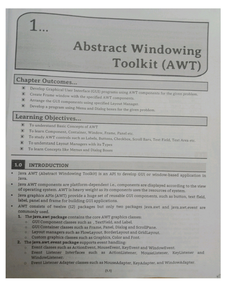 Ajp Unit 1 Notes Pdf